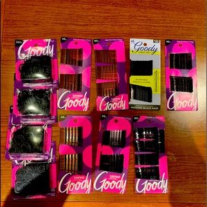 Lot of Brand New Goody Elasrics & Bobby Pins